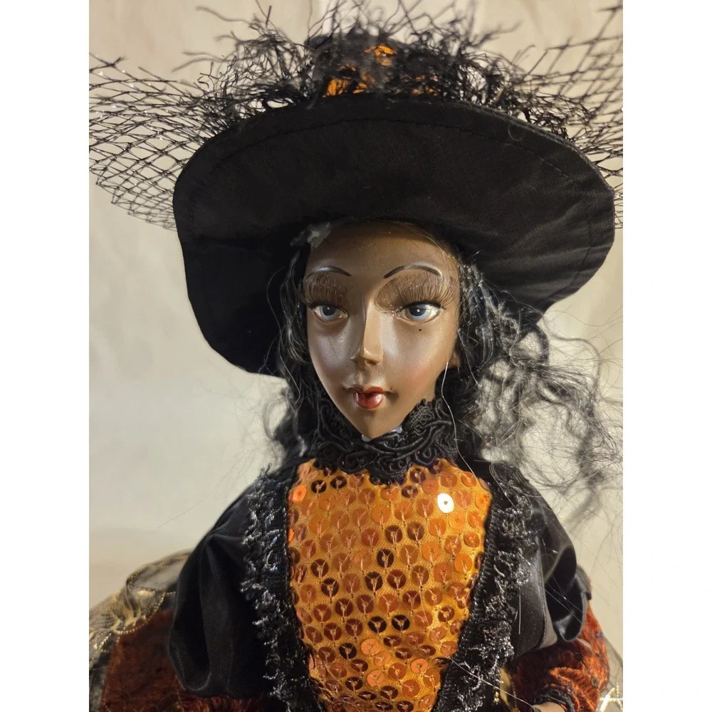 Broomstick Blvd Halloween Witch Doll 30